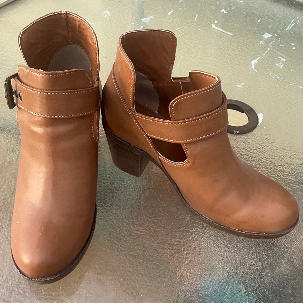 Synthetic Leather booties